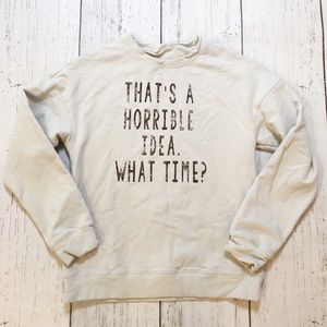 Sheshow “That’s A Horrible Idea. What Time?” M